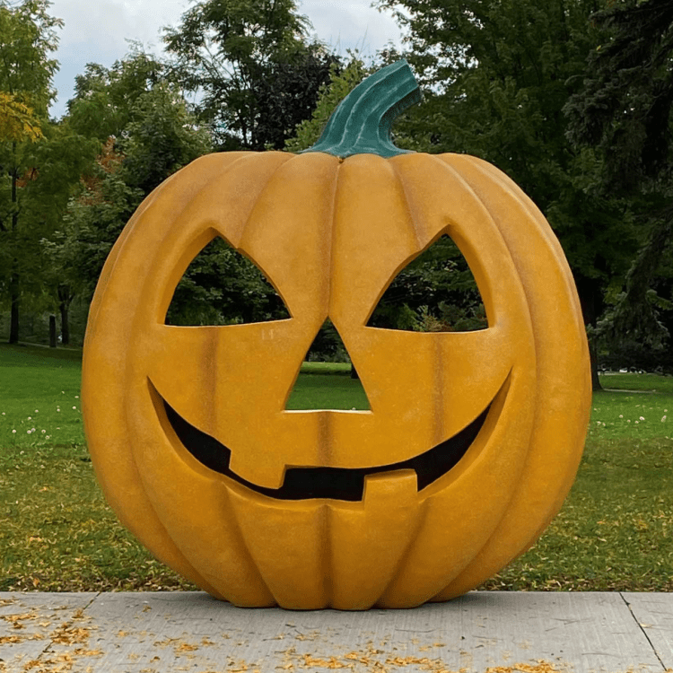 Large Pumpkin Photo Op - Fibreglass